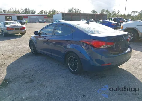 2016 Hyundai Elantra Se from USA, damaged, VIN 5NPDH4AE2GH703835